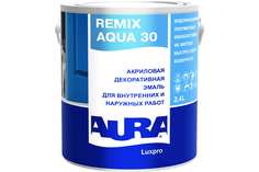 Эмаль акриловая AURA Luxpro Remix Aqua 30 база А (2,4л)