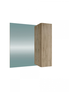 Зеркальный шкаф Teymi Helmi 70, дуб крафт/графит матовый T60301