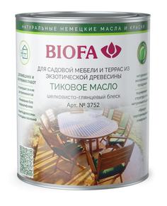 BIOFA 3752 Тиковое масло (1 л Бесцветная база )
