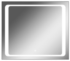 Зеркало Sansa Galaxy 80 alum с подсветкой