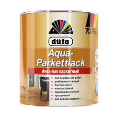 Лак для отделки паркета DUFA Aqua-Parkettlack 0,75 л глянцевый