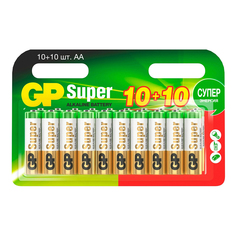 Батарейки GP Batteries Super АА 20 шт