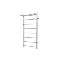 Водяной полотенцесушитель Роснерж Скоба L102101 120x50 с полкой и боковым подключением 800