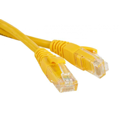 LANMASTER Патч-корд RJ45 - RJ45, 4 пары, UTP, категория 5е, 3 м, желтый LAN-PC45/U5E-3.0-Y