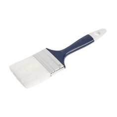Кисть плоская ТУНДРА, искусственная щетина, пластиковая рукоятка, 2.5", 63 мм Tundra