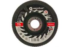 Круг лепестковый торцевой GreatFlex Light (72 лепестка): 125 х 22,2 мм, P120 NO Name