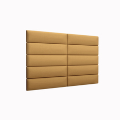 Мягкие обои Eco Leather Gold 15х60 см 4 шт. Tartilla