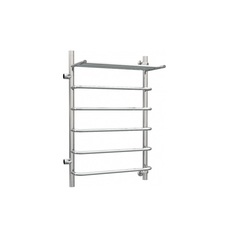 Водяной полотенцесушитель Роснерж Скоба L102101 80x60 с полкой и боковым подключением 400,