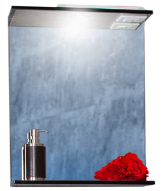 Бриклаер Лофт 45 Зеркало со шкафчиком цвет метрополитен грей