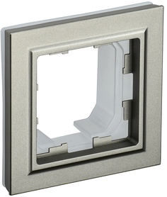 IEK BRITE Рамка 1-мест. IP44 РУ-1-БрШ-44 шамп.