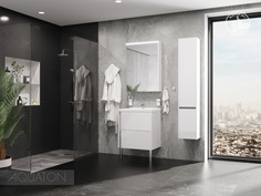 Акватон Зеркало-шкаф Акватон Стоун 60 белый Aquaton