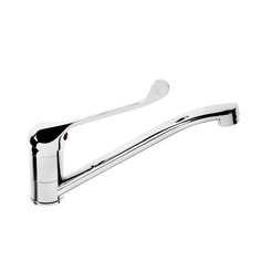 Смеситель для кухни "ЦС-СМ" ЭП401005, однорычажный, хирургический, на шпильке, хром Центр Сантехники