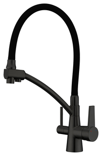 Смеситель для кухни Gappo G4398-16 черный матовый