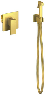 Timo Selene (2089/17SM) Смеситель встроенный с гигиеническим душем, цвет золото