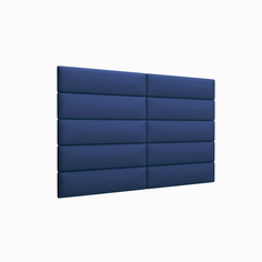 Мягкие обои Eco Leather Blue 15х60 см 4 шт. Tartilla