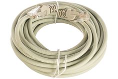 Патч-корд RJ45 - RJ45, 4 пары, UTP, категория 5е, 7 м, серый, LANMASTER LAN-45-45-7.0-GY No Brand