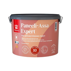 Лак для дерева Tikkurila Paneeli-Assa Expert (Панели-Ясся), акрилатный, матовый, база EP,