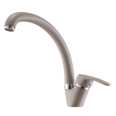 Кран-смеситель воды для кухни Aquaton Нимо 1AX002FCXX250 Серый шелк