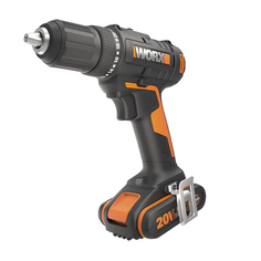 Дрель-шуруповерт аккумуляторная WORX WX108, 50Нм, 20В, 2Ач x1, ЗУ 2А, кейс