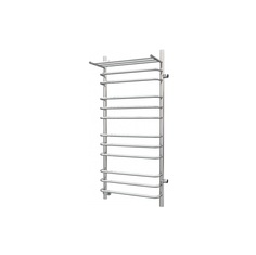 Водяной полотенцесушитель Роснерж Скоба L102111 120x40 с полкой и боковым подключением 600