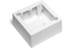 Lanmaster Настенная коробка под рамку французского стандарта, 45х45 мм (LAN-WB45x45-WH) No Brand