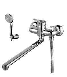 Смеситель универсальный Lemark Luna, с плоским изливом 350 мм