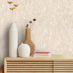 Обои Vilia виниловые, 0,53x10 м, Аида, бежевые, 1 рулон