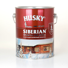 Пропитка для дерева HUSKY SIBERIAN полуматовая антик 2,7л