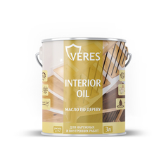 Масло для дерева Veres Interior Oil, 3 л, палисандр