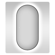 Влагостойкое зеркало с подсветкой для ванной Wellsee 7 Rays Spectrum 172201540, 55х100 см