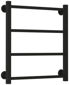 Полотенцесушитель водяной Стилье Версия-КН 600х500 (4) П 20х20 Матовый чёрный