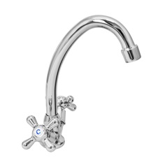 Смеситель для мойки латунный двуручный Istok Luxe,0402.780