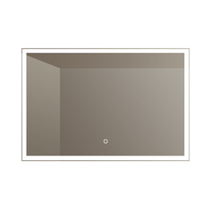 Зеркало для ванной с подсветкой, настенное, Air Glass, "Valled", 120 х 80 см