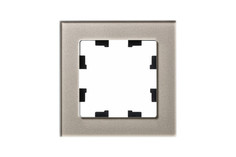 Рамка 1-м atlasdesign nature стекло шампань sche atn320501 Systeme Electric