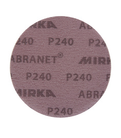 Диск шлифовальный Mirka Abranet d125 мм P240 на липучку сетчатая основа (5 шт.)