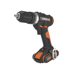 Дрель-шуруповерт ударная аккумуляторная WORX WX370, 50Нм, 20В, 2Ач x1, ЗУ 2А, кейс