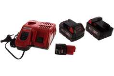 MILWAUKEE M18 NRG-502 Энергокомплект - 2 Аккумулятора 18В, 5 А*ч + зарядное устройство No Brand