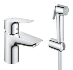 Набор Grohe Start Edge: Смеситель для раковины с гигиеническим душем , хром (23773001)