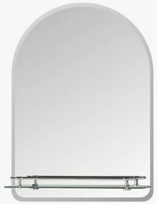 Зеркало в ванную комнату Ассоona A628, 60?45 см, 1 полка Accoona