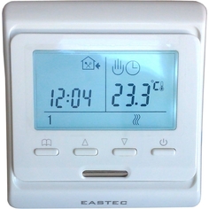 Терморегулятор Eastec E51.716 для теплых полов и обогревателей. Встраиваемый