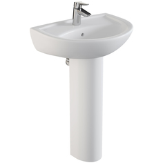 Раковина NORM Fit 555х410х170 с отверстием под смеситель 6894B099-1776