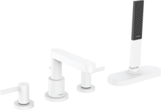 Смеситель на борт ванны Hansgrohe Finoris 76444700, матовый белый