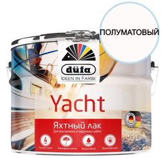 Лак яхтный алкидно-полиуретановый Dufa Retail Yacht полуматовый 10 л.