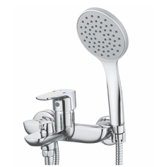 Смеситель для ванны и душа с коротким изливом GROSS AQUA Evo 2155297С