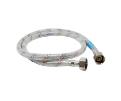 Гибкая подводка для воды Monoflex ОПТИМА 1/2*80см (гайка - штуцер) с полимерным покрытие