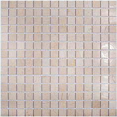 Мозаика Starmosaic Crema Marfil Polished бежевый мрамор 305х305х4 мм полированная