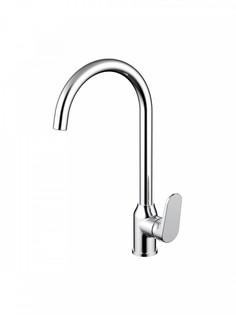 Смеситель для кухни Bravat ELER c высоким поворотным изливом F7191238CP-RUS