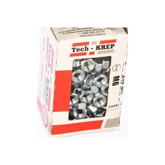 Tech-Krep Гайка DIN934 шестигранная оцинк. М6 200 шт - коробка с ок. 105247