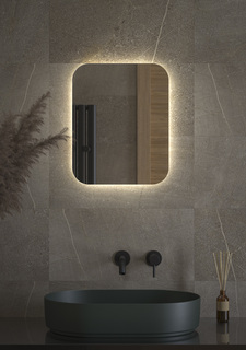 Зеркало с LED-подсветкой настенное OPTI DEFESTO 40x50 см, DF 2801