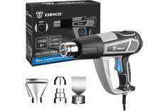 DEKO Фен строительный HG2500 PRO, 2500 Вт, с LCD дисплеем 063-4336